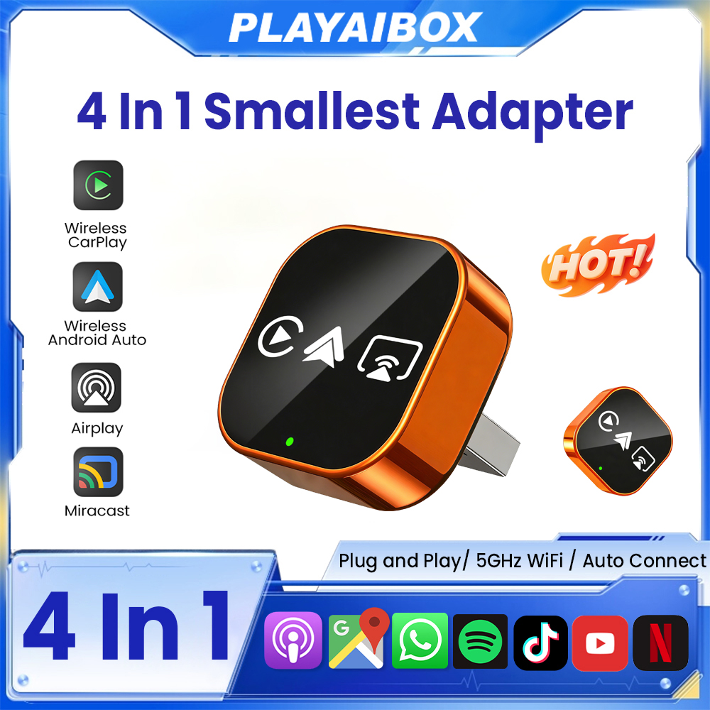 Wifi Smart Plug - 2026 4-in-1 Neuer Upgrade Carplay Adapter