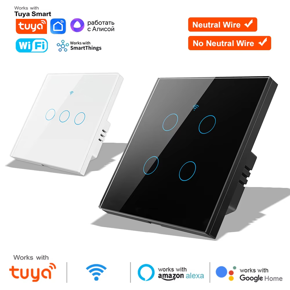 Smart Light Switch Wifi - WLAN RF 433MHz Touch-Wandschalter, Smart Switch