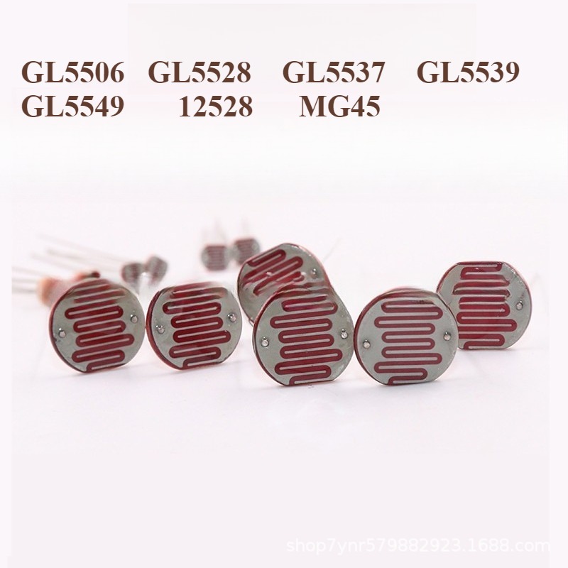 Sensor Kit Arduino - Fotowiderstand LDR MG45 GL5539 5537 5549