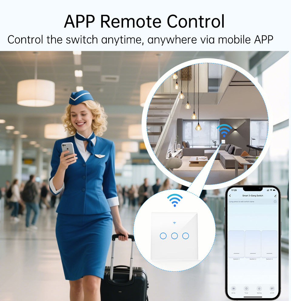 WLAN RF 433MHz Touch-Wandschal – Smart Light Switch Wifi Bewertung und Preis