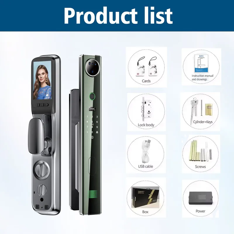 Passwort-Kombinations-Entriege – Smart Door Lock Wifi Bewertung und Preis